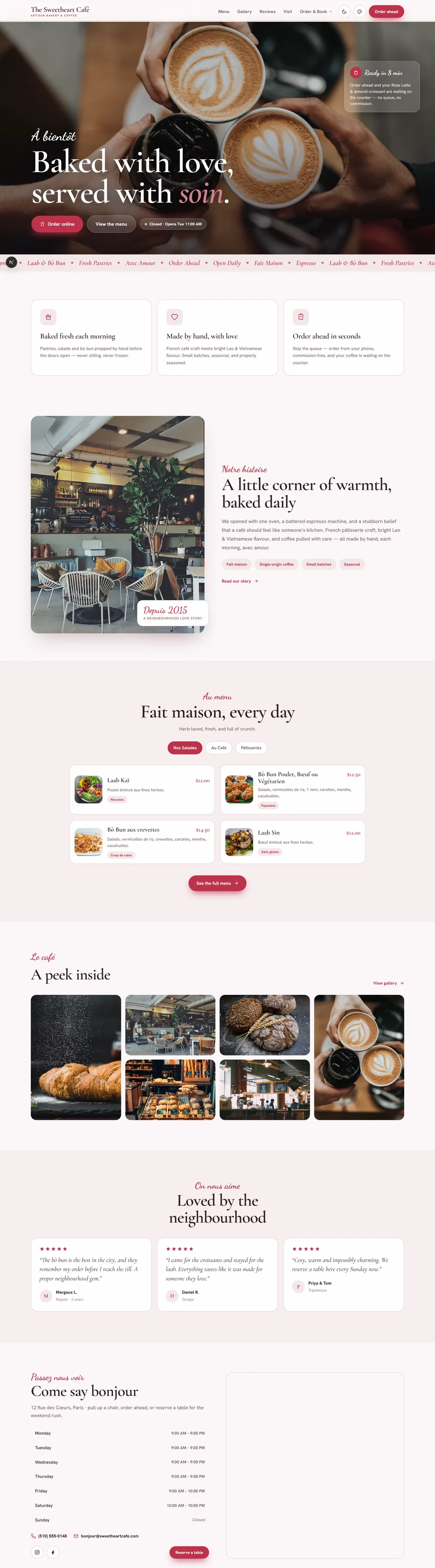 Bloom website preview